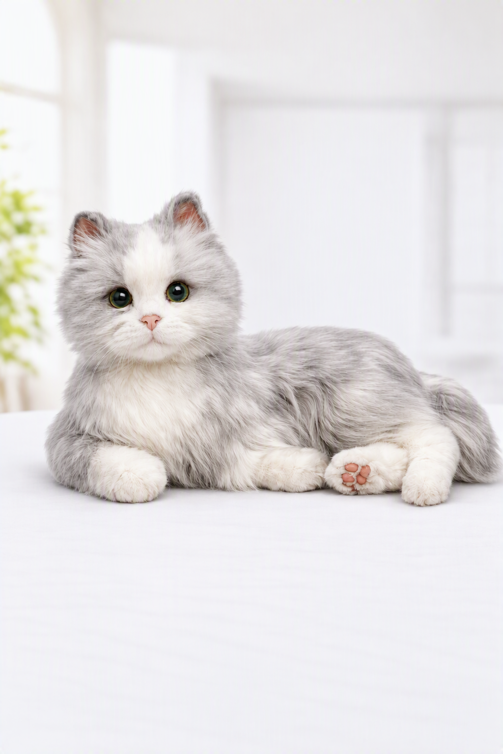 Interactive Robotic Companion Cat for Seniors