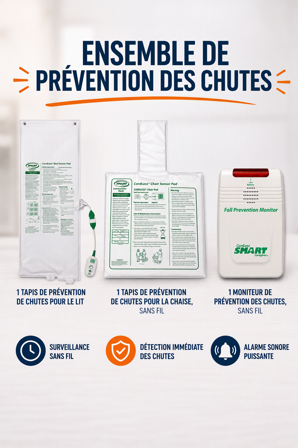 Fall Prevention Kit - Smart Caregiver