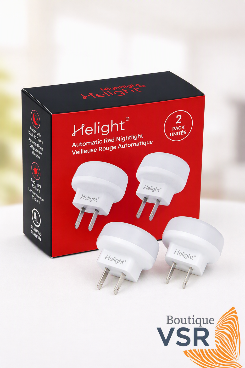 Veilleuse Helight® (Ensemble de 2) – Pour des nuits plus sécuritaires