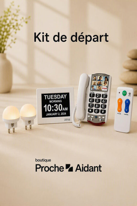 Kit de départ – Les 4 essentiels pour le milieux de vie de votre proche